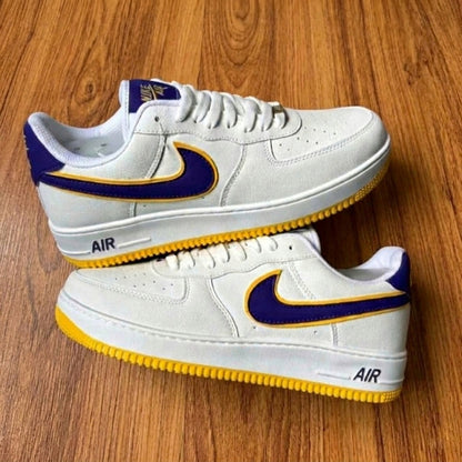 Nike Air Force 1 Lakers – Unisexe – Édition Premium