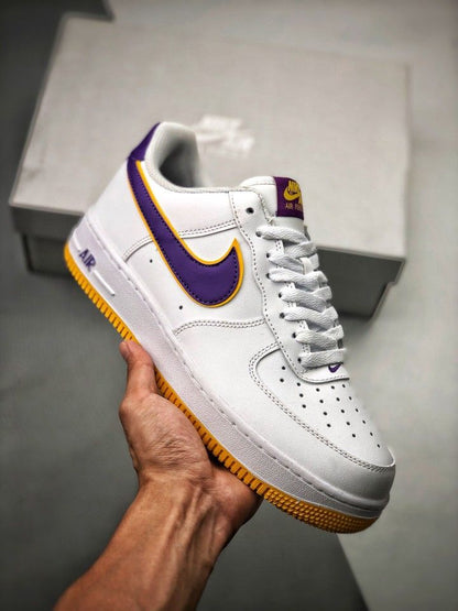 Nike Air Force 1 Lakers – Unisexe – Édition Premium