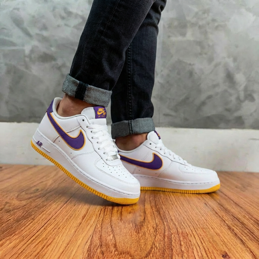 Nike Air Force 1 Lakers – Unisexe – Édition Premium